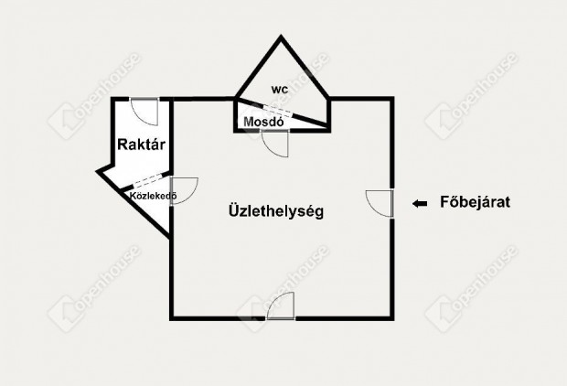 Szolnokon a Rkczi ton zlethelyisg elad!