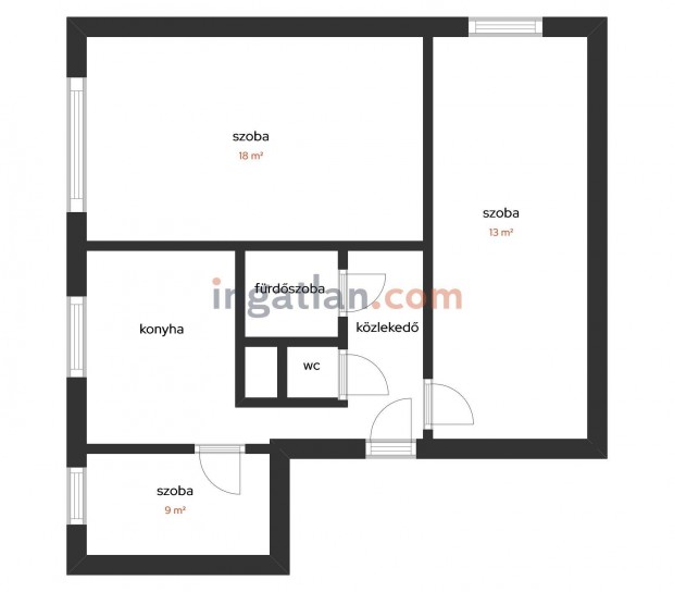 Szombathelyen, a Derkovitson 2+f�lszob�s lak�s kiad�