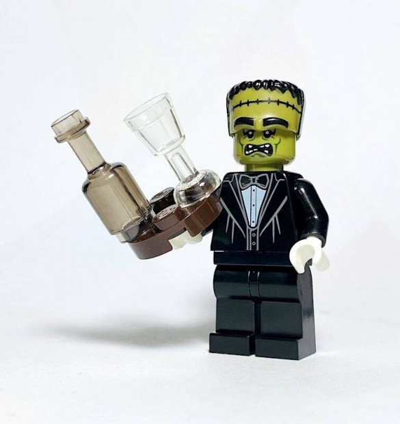 Szrny komornyik Eredeti LEGO egyedi minifigura - Halloween - j