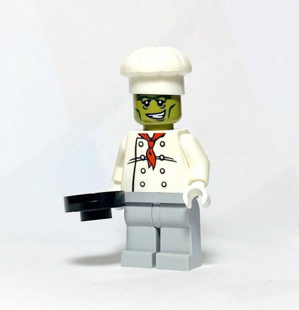 Szörny szakács Eredeti LEGO egyedi minifigura - Halloween Séf - Új