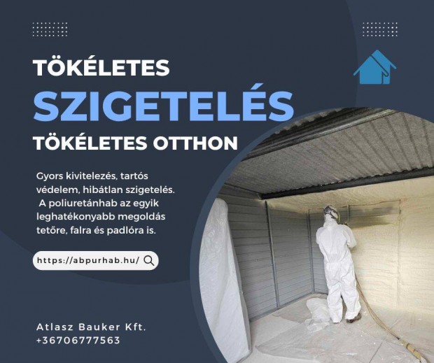 Szórt Poliuretánhab Szigeteles Országosan!