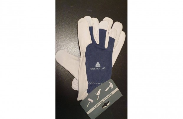 Szövet hát puha kecskebőr tenyér munkavédelmi kesztyű