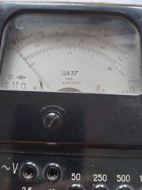 Szovjet multimeter