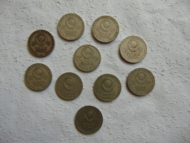 Szovjetuni 10 darab 1 rubel LOT ! 02