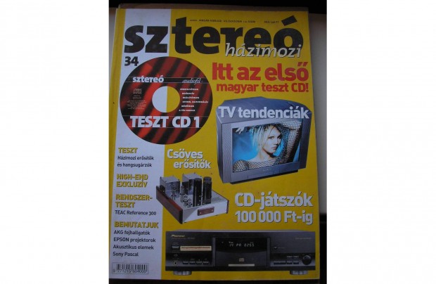 Sztere hzimozi magazin , 2000 jan-febr. CD mellklet nlkl