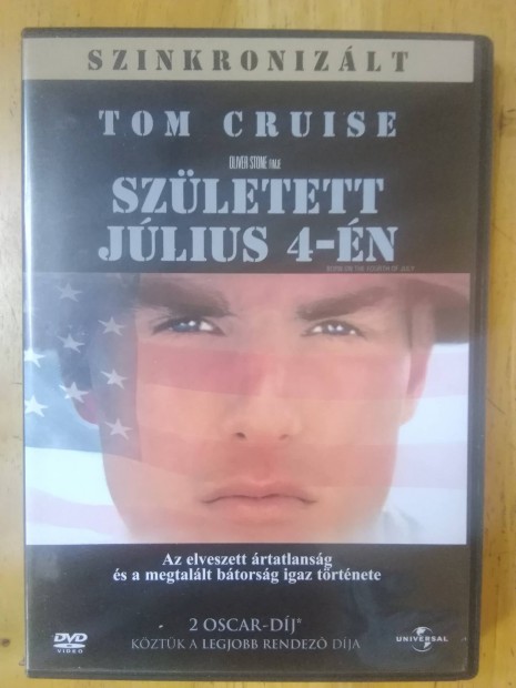 Szletett jlius 4.-n jszer dvd Tom Cruise Szinkronizlt 