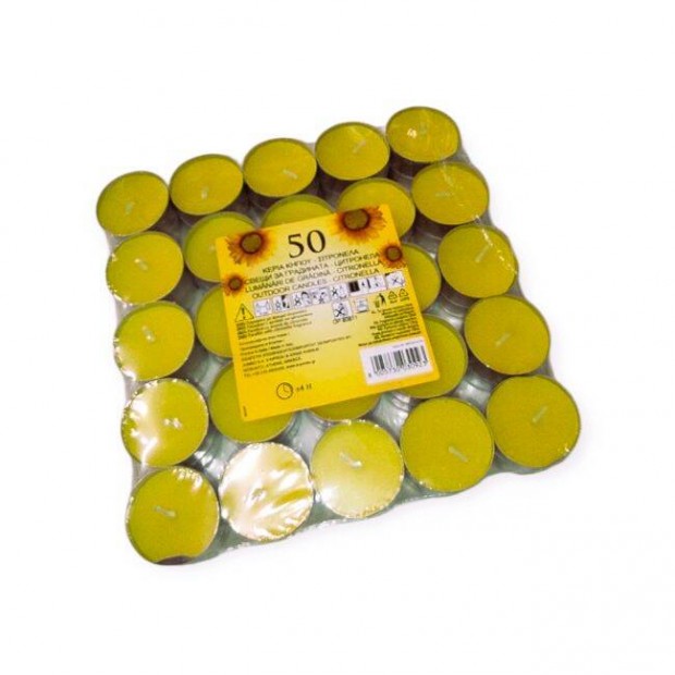 Sznyogriaszt teamcsesek Citronellval 50 db, kltri hasznlatra