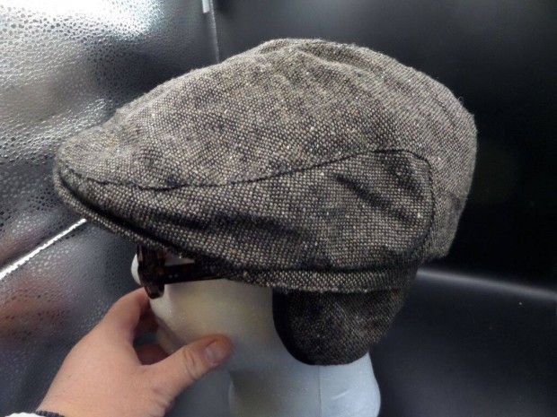 Szuper frfi XL -es tweed flvds lapos sapka / flat cap