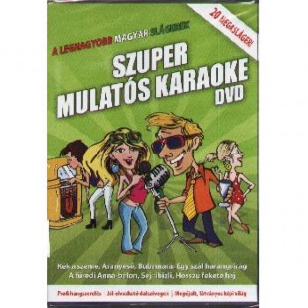 Szuper mulats karaoke dvd