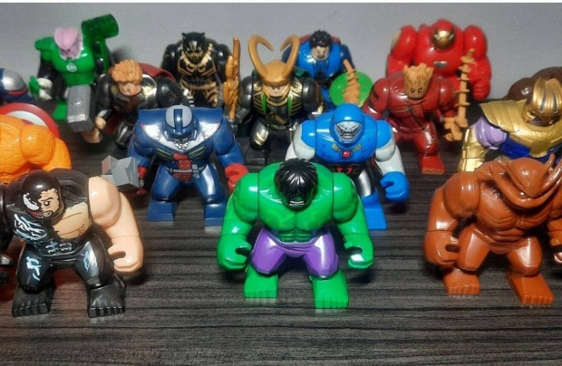 Szuperhs figurk - Loki, Hulk, Dr.Strange, Thanos, Thor, Venom