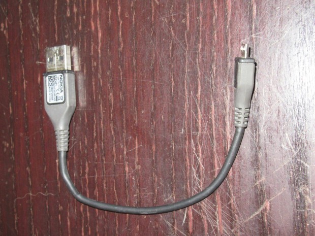Szrke Nokia USB micro adatkbel CA-101D 21,5cm