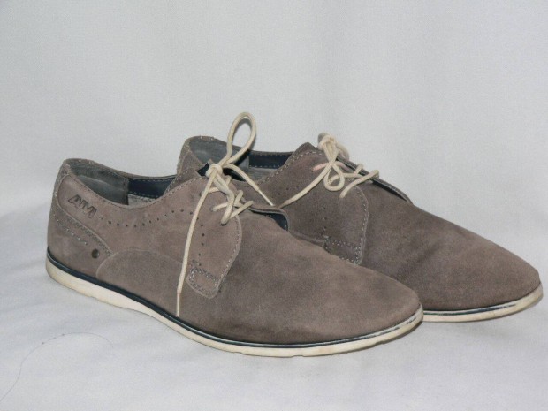 Szrke frfi valdi velr br cip 42 AM Shoe Company