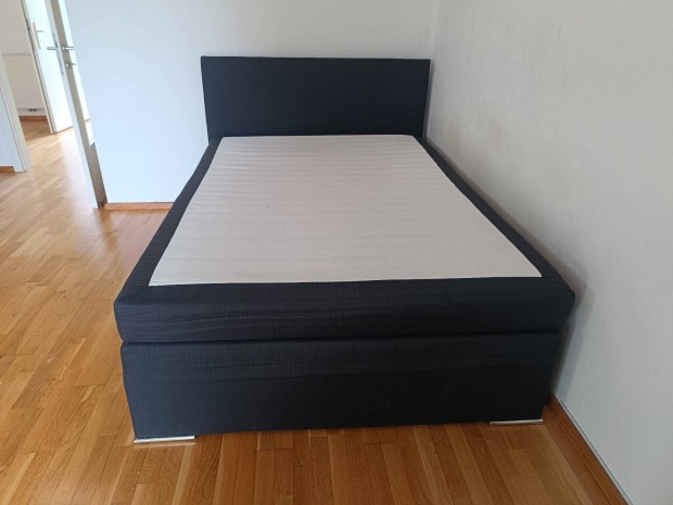 Szrke szn 140*200-as boxspring gy