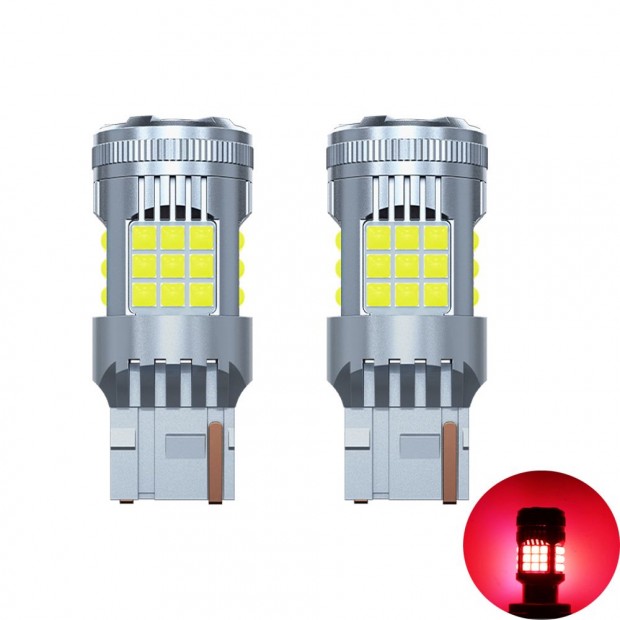 T20 W21W led CANBUS piros 2db