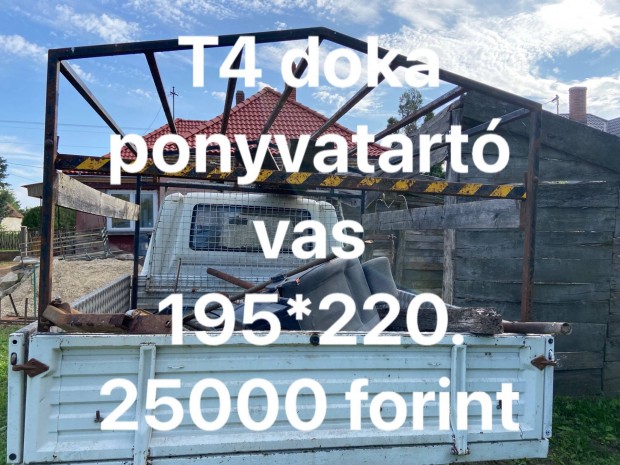 T4 plats ponyvatart vas