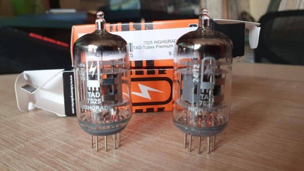 TAD (Tube Amp Doctor) 7025, 12AX7 (ECC83) Highgrade csőpár