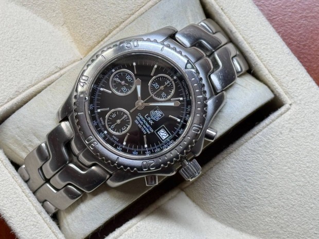 TAG Heuer Link Chrono fekete színben 42 Lgsw