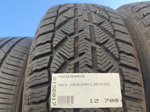 TAURUS SUV WINTER 96H 215/60R17 XL 3PMSF 8MM DOT2221 HASZNÁLT