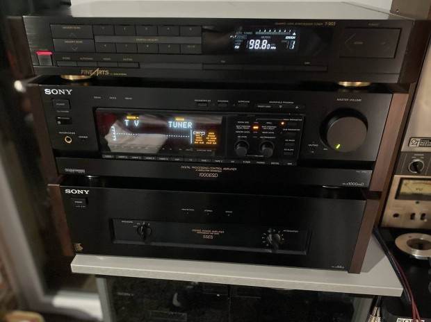 TA-E1000ESD Sony TA-N55Es Fynert 903 Előfok Erősítő Tuner
