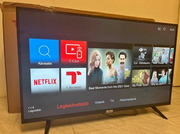 TCL 43" UHD 4K SMART LED TV