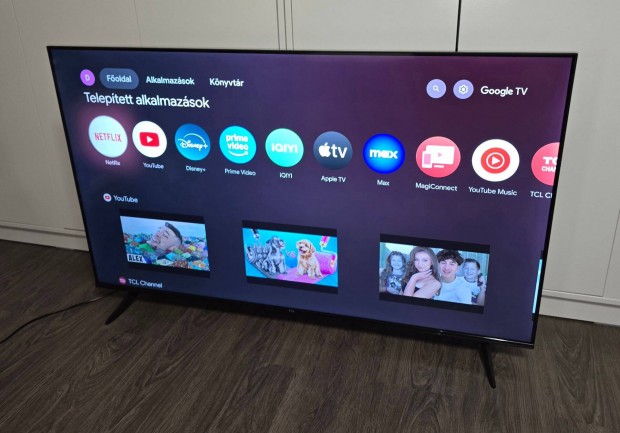 TCL 50P635 LED Smart televzi, 126 cm, 4K Ultra HD