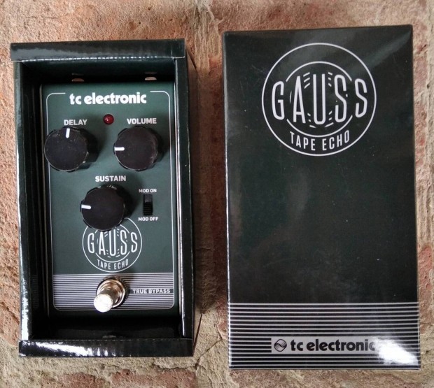 TC Electronic Gauss tape echo effekt pedál