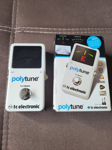 TC Electronic Polytune 2 gitr effekt pedl hangol