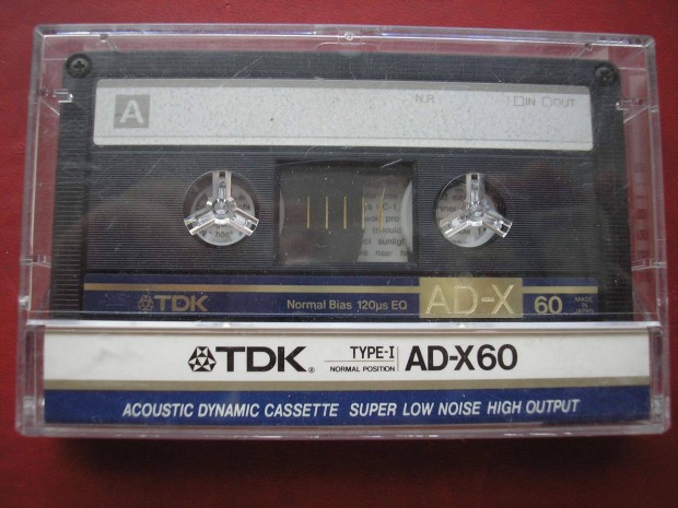 TDK Ad-X 60 Acoustic Dynamic Cassette Super Low Noise