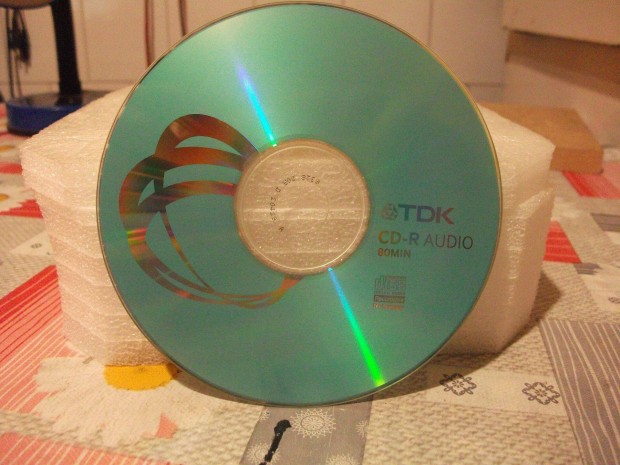 TDK Audio írható CD CD-R asztali hifi írókhoz 10 db egyben