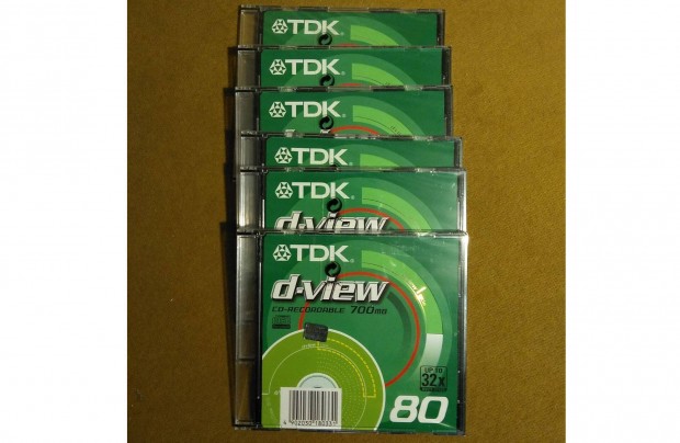 TDK CD-R 700 MB rhat CD csomag (7 db)