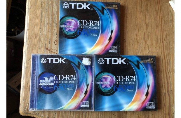 TDK CD -r74 j bontatlan res CD 1000 Ft/db:Lenti