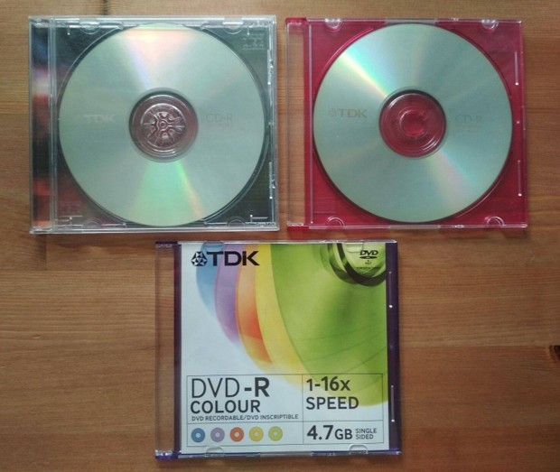 TDK CD s DVD lemezek
