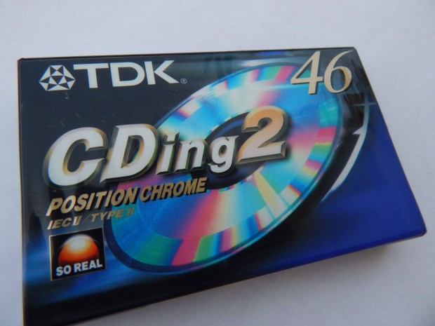 TDK Cding2 46 tipus Krm Kazetta Chrome Casette Bontatlan j