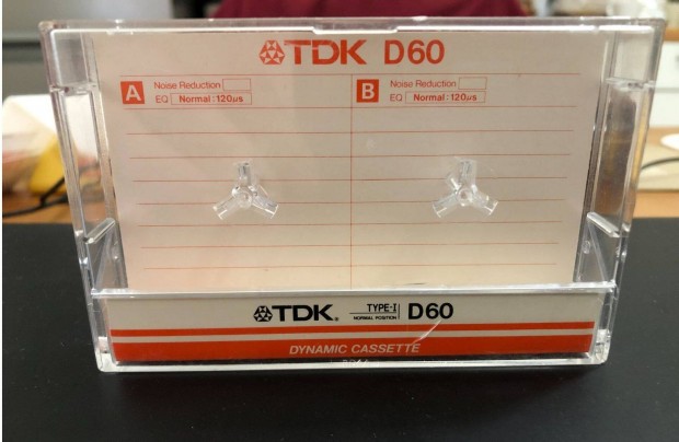 TDK D60 kazetta tok(j)