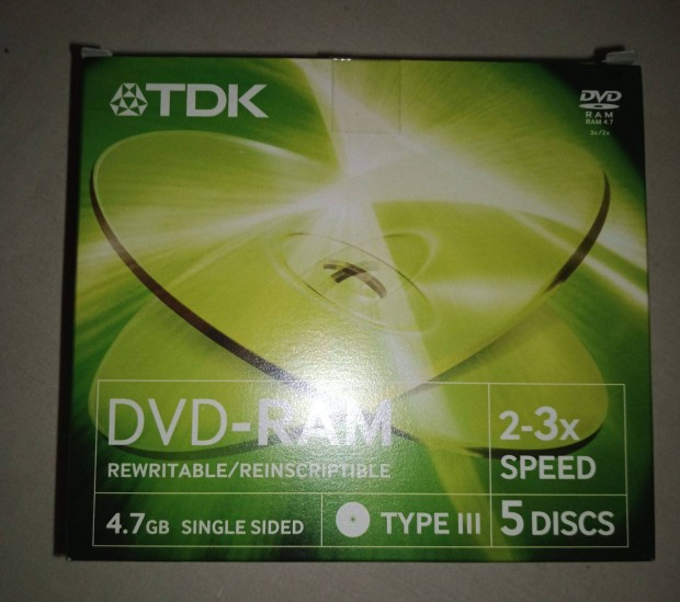 TDK DVD-RAM lemez