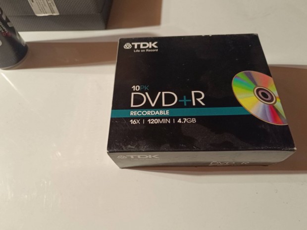 TDK DVD-R lemezcsomag 10 db-os (zozizo)