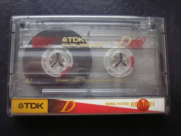 TDK D 60 Dynamic Cassette Low Noise High Output kazetta