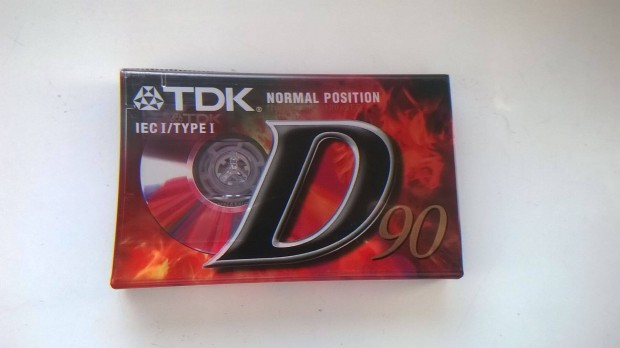 TDK D 90 ,kifogstalan llapot bontatlan audio kazetta , retro