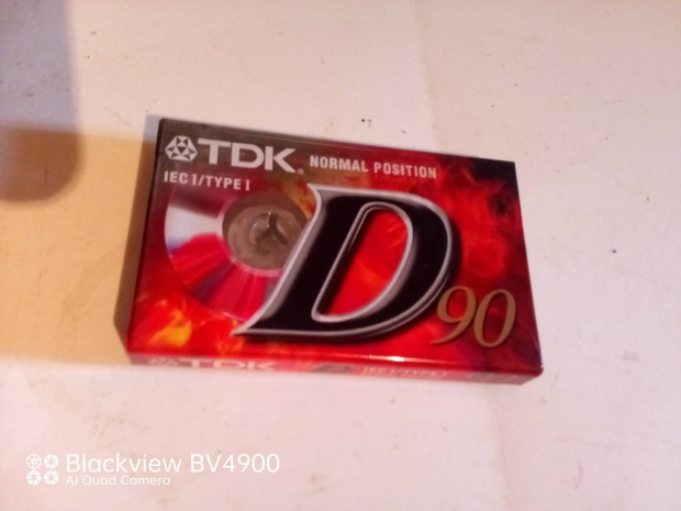 TDK D 90 bontatlan original retro audio magn kazetta