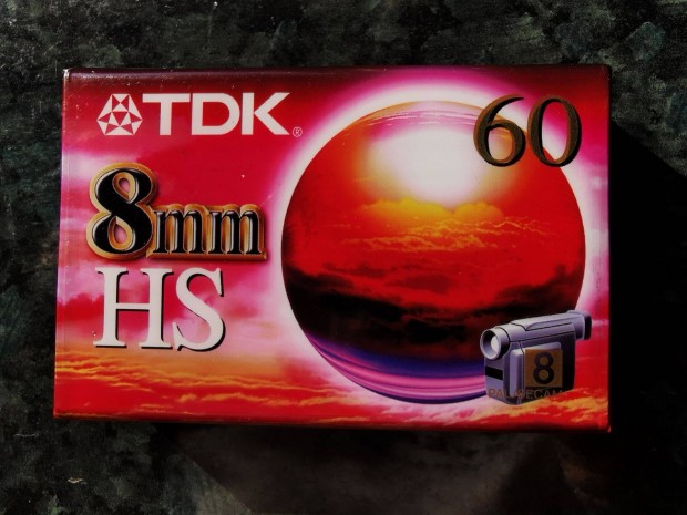 TDK HS 8mm 60 kamera kazetta