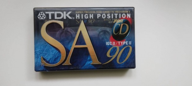TDK SA90 IEC/II. Type II. audio kazetta