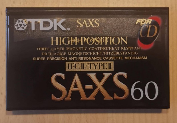 TDK SA-XS 60 perces audikazetta