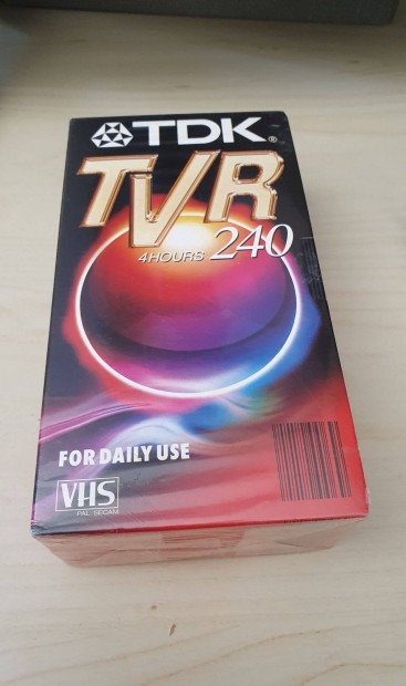TDK-TVR 240 VHS kazetta bontatlan