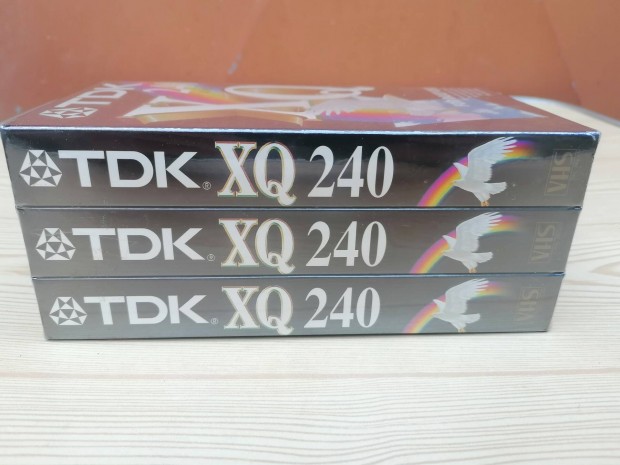 TDK qx240 bontatlan celofnos videkazetta 3db 