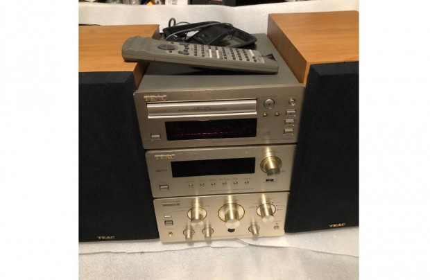 TEAC H300 mini hifi rendszer / erst + CD lejtsz + rdi tuner +