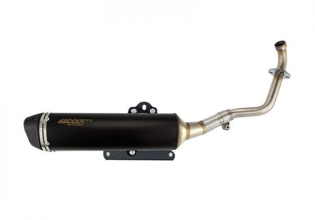 TECNIGAS 4Scoot Evo fekete kipufogódob - Kymco Super Dink 300i