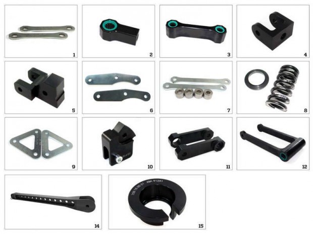 TECNIUM Jack Up Kit Bellts 1 - Suzuki