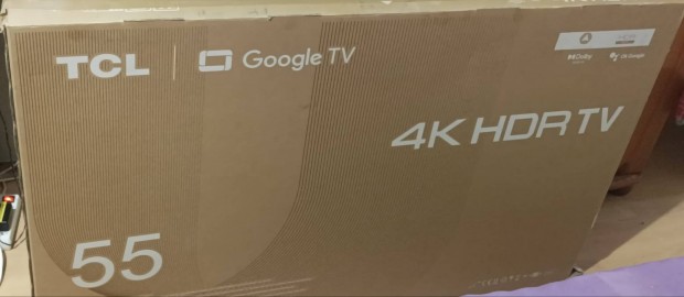 TLC 139cm Google/Android Tv, hibtlan karcmentes llapotban.