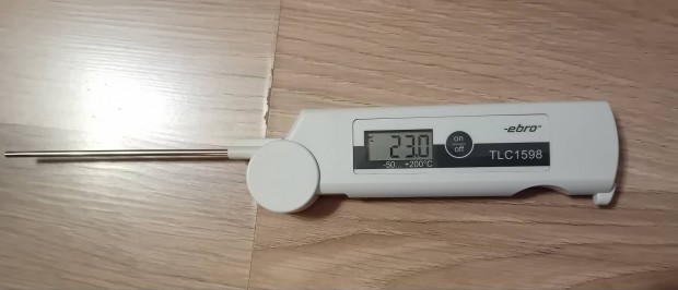 TLC 1598 tompa végű, profi kézi hőmérsékletmérő hőmérő