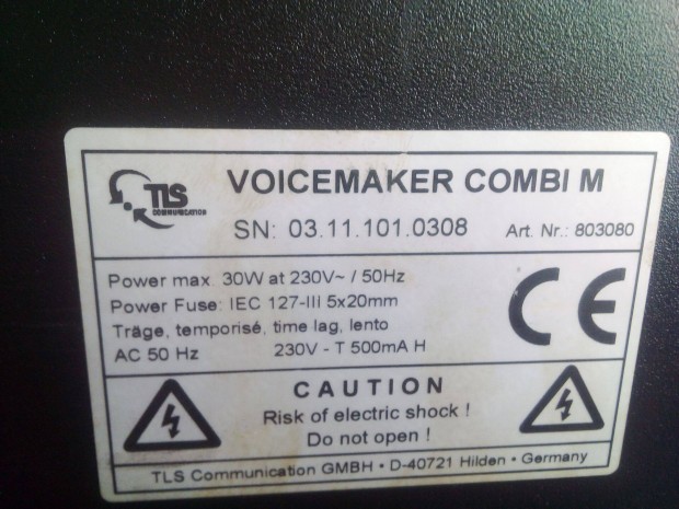 TLS Voicemaker Combi M